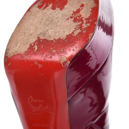 Christian Louboutin Patent 120 Ankle Boots 40 Framboise 12 of 12