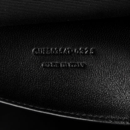 Saint Laurent Lambskin Chevron Quilted Large Loulou Black 9 of 13