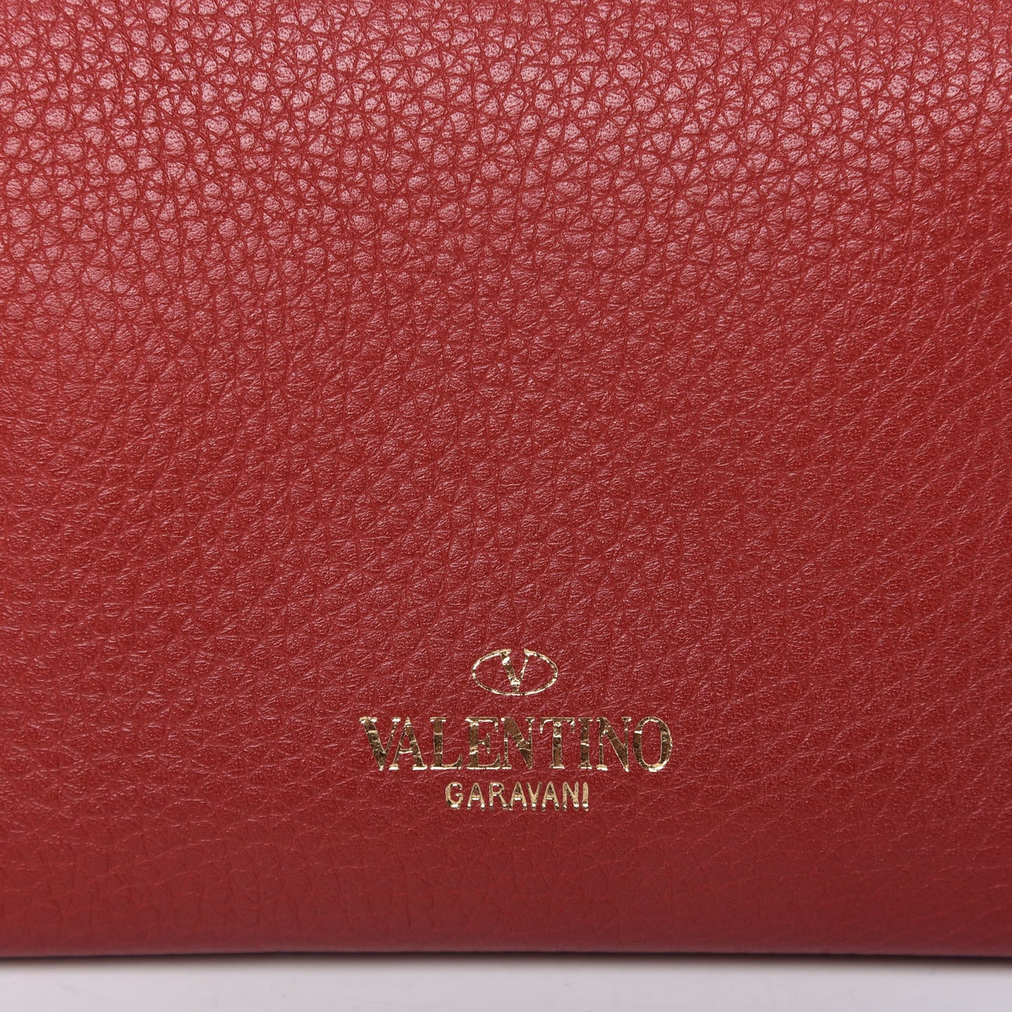 Pebbled Calfskin Mini Rockstud Crossbody Bag Rosso Valentino