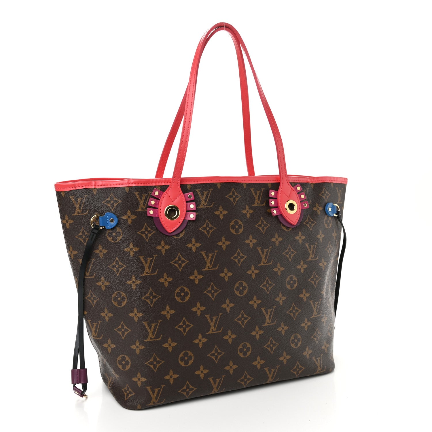 Louis Vuitton Monogram Totem Neo Neverfull MM Flamingo 4 of 12