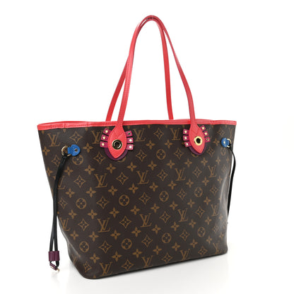 Louis Vuitton Monogram Totem Neo Neverfull MM Flamingo 4 of 12