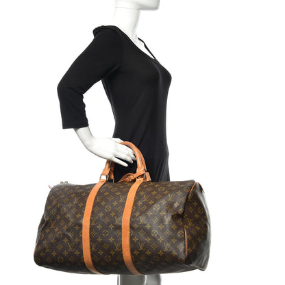 Louis Vuitton Monogram Keepall 50 2 of 21