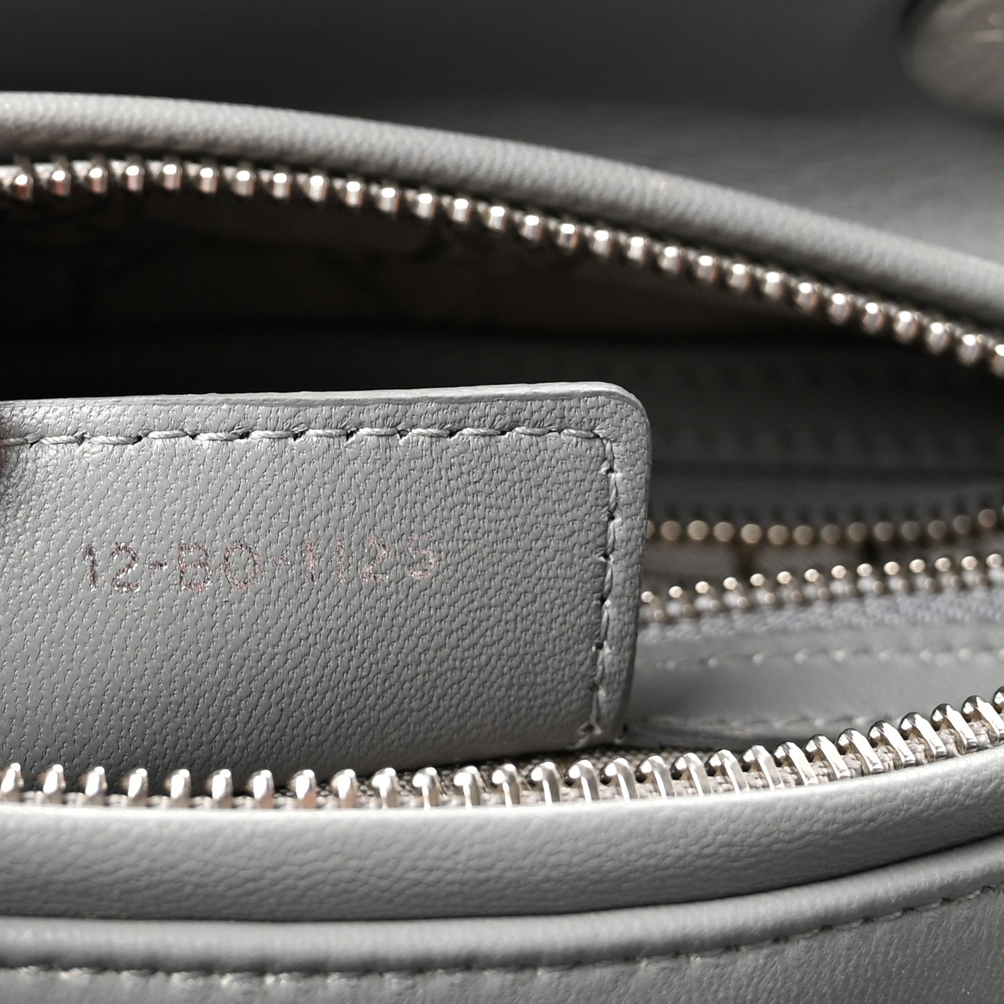 Lambskin Cannage Medium Lady Dior Grey