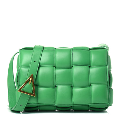 Bottega Veneta Nappa Maxi Intreccio Padded Cassette Crossbody Bag Grass 1 of 4