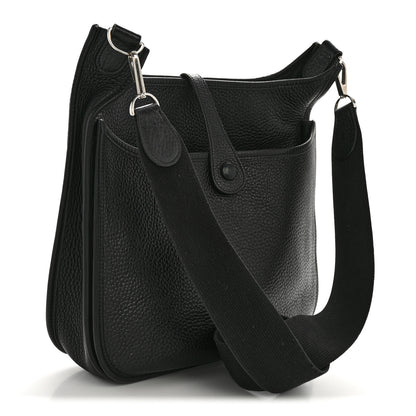 Hermes Taurillon Clemence Evelyne II Black 4 of 15