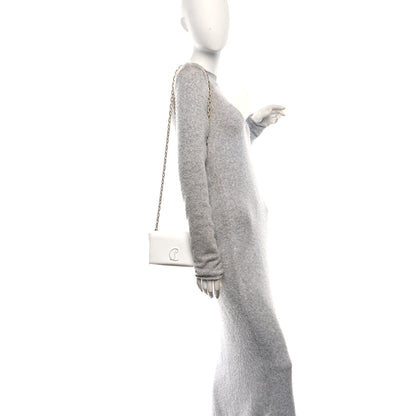Christian Louboutin Naplak Patent Calfskin Monochrome Small Loubi54 Shoulder Bag White 2 of 9
