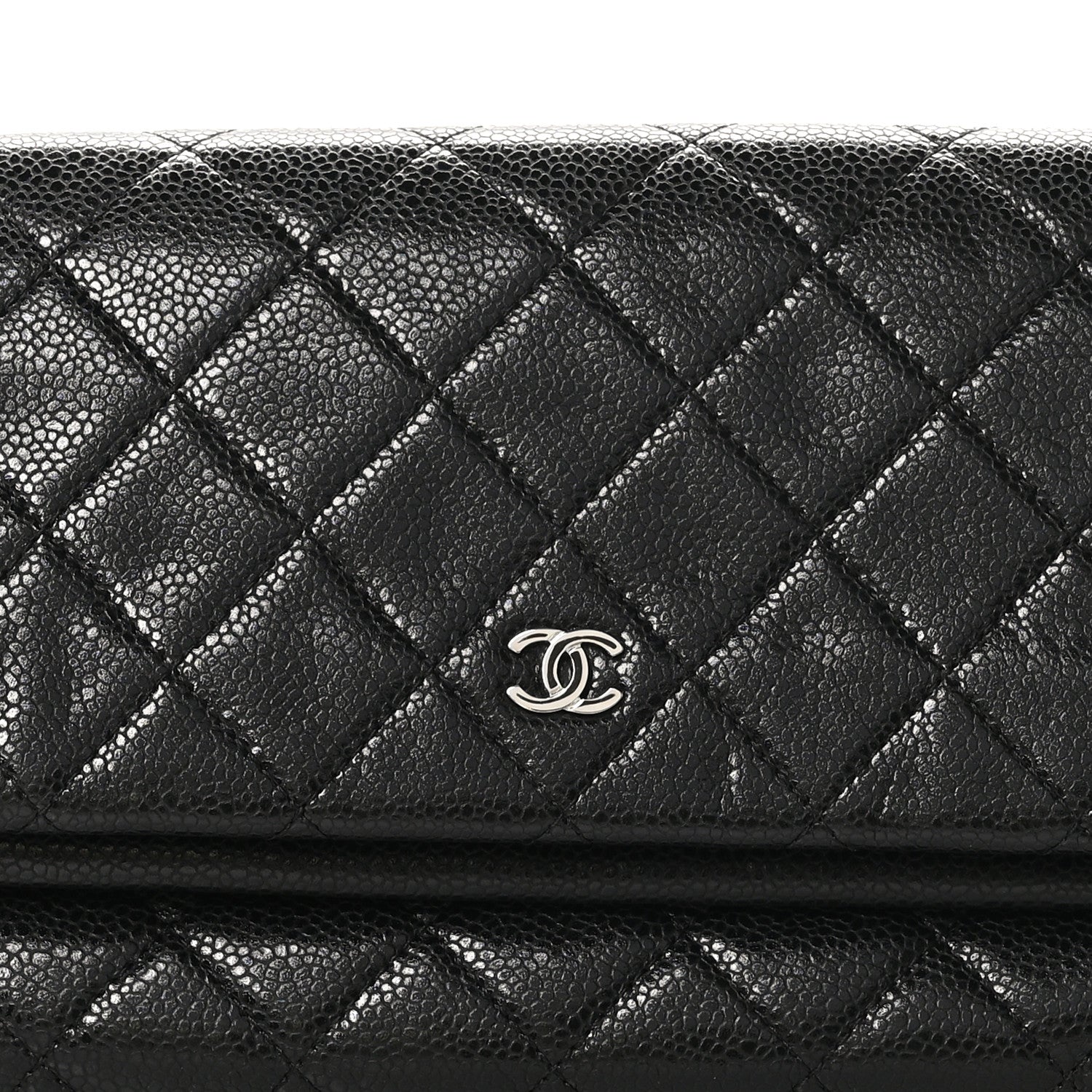 Chanel Caviar Quilted CC Beauty Clutch Black 9 of 9
