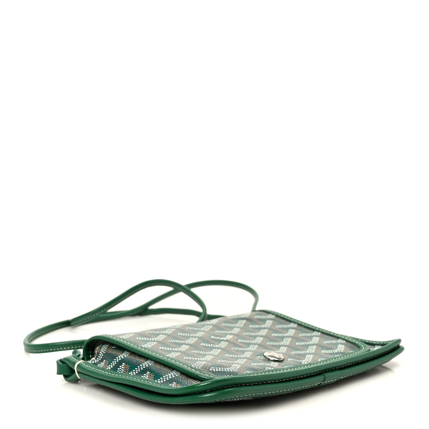 Goyardine Plumet Wallet Clutch Green