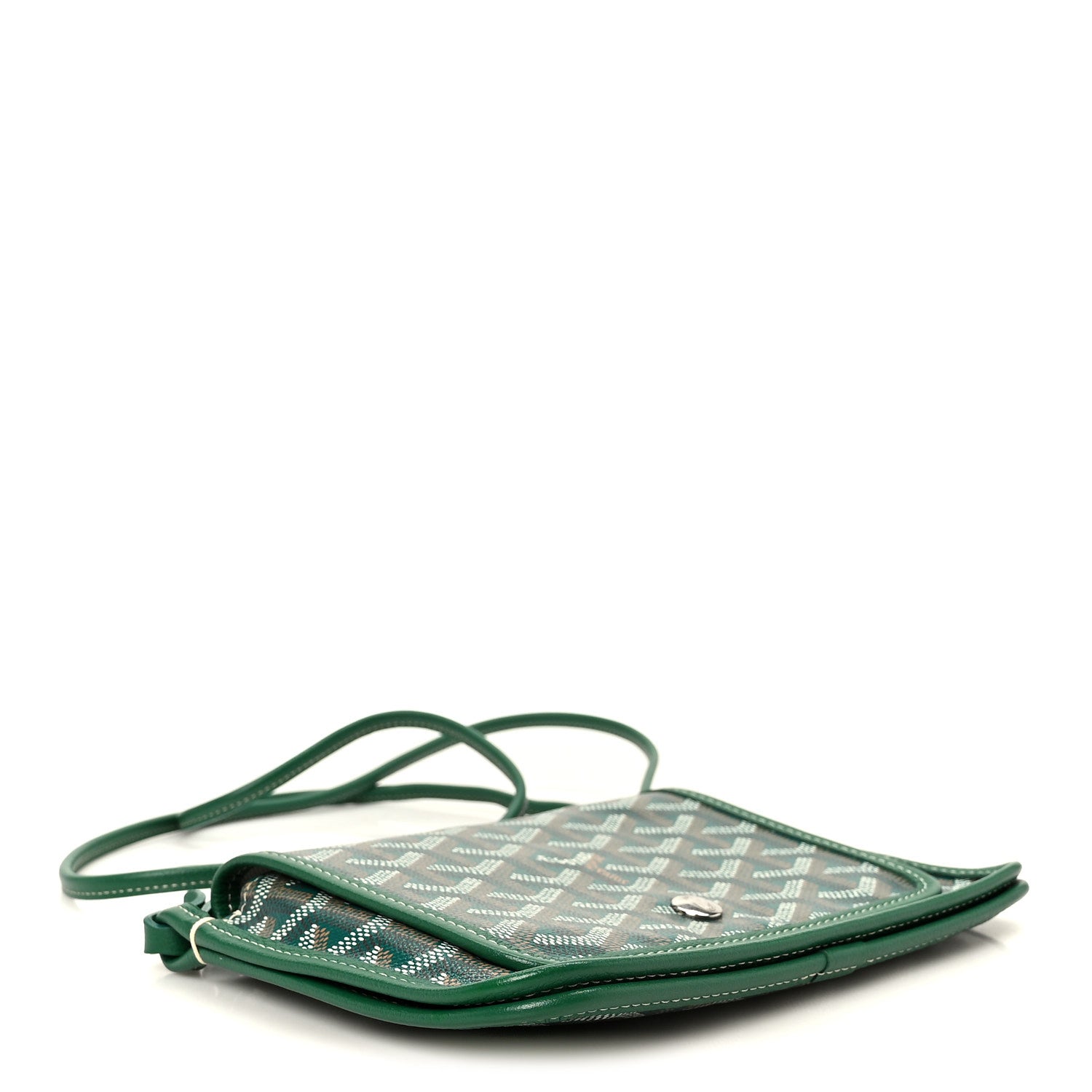 Goyard Goyardine Plumet Wallet Clutch Green 4 of 11