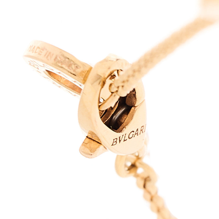 Bulgari 18K Rose Gold Mini B.Zero1 Pendant Necklace 4 of 7