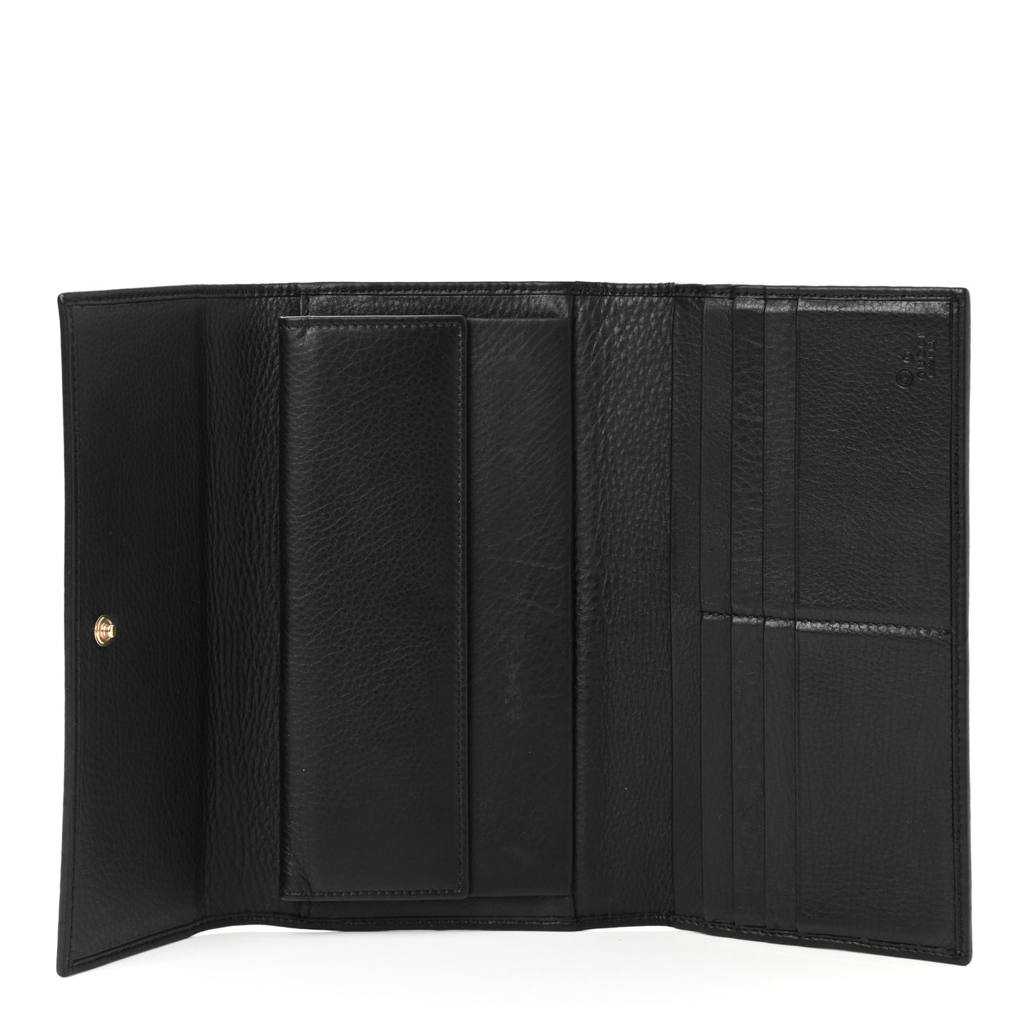 Monogram Continental Flap Wallet Black