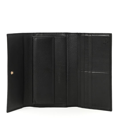 Gucci Monogram Continental Flap Wallet Black 5 of 8