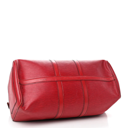 Louis Vuitton Epi Keepall 45 Castillan Red 4 of 16