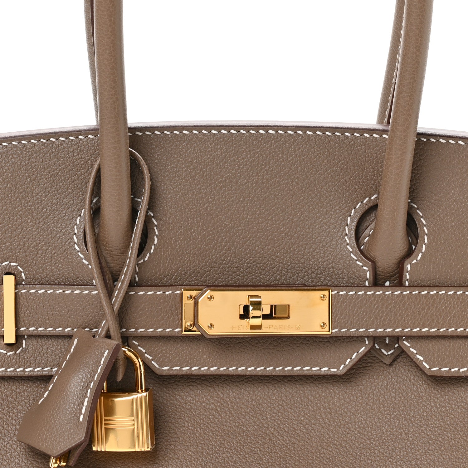 Hermes Evercolor Shoulder Birkin Light 29 Etoupe 8 of 11