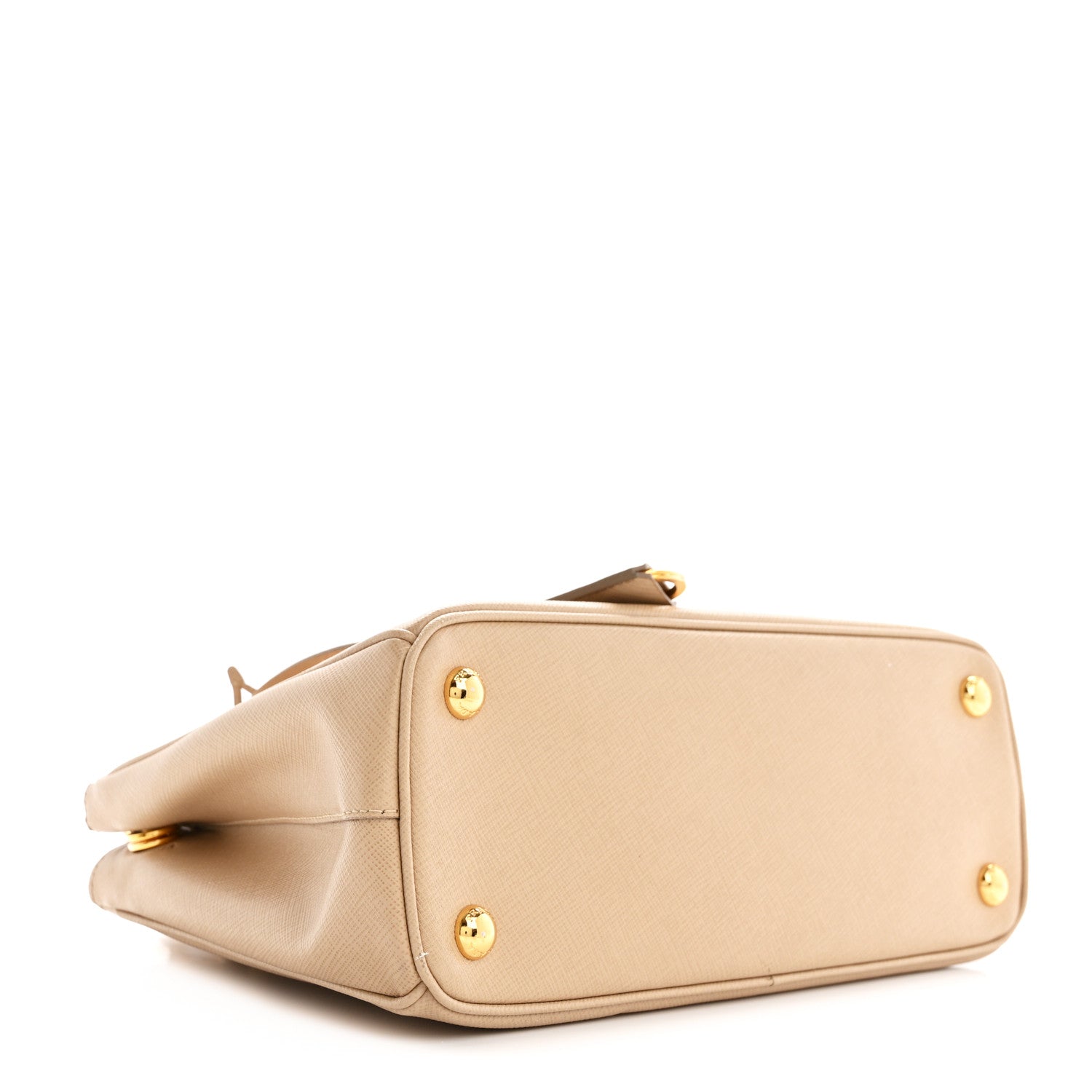 Prada Saffiano Lux Mini Galleria Double Zip Tote Sabbia 4 of 13