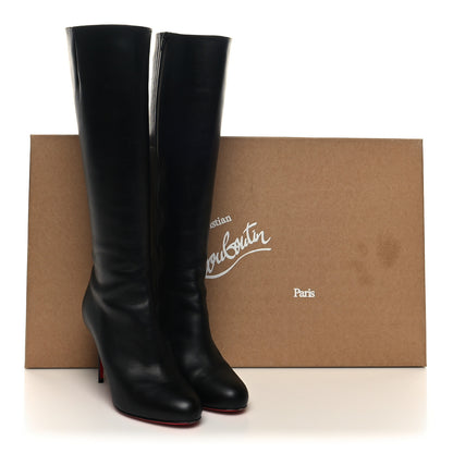 Christian Louboutin King Calfskin Fifi Botta 85 Boots 39 Black 7 of 7