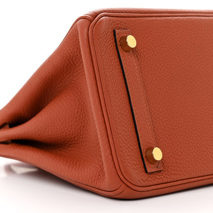 Hermes Togo Birkin 25 Cuivre 9 of 10