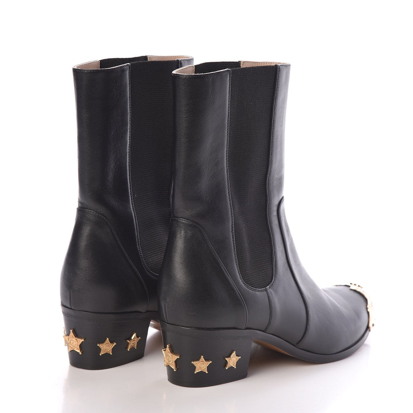 Calfskin Paris Dallas Boots 37 Black