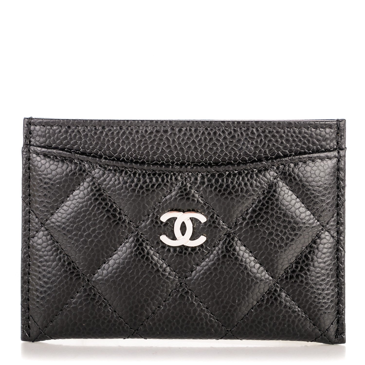 Chanel Caviar Quilted Card Holder Black 1 of 8