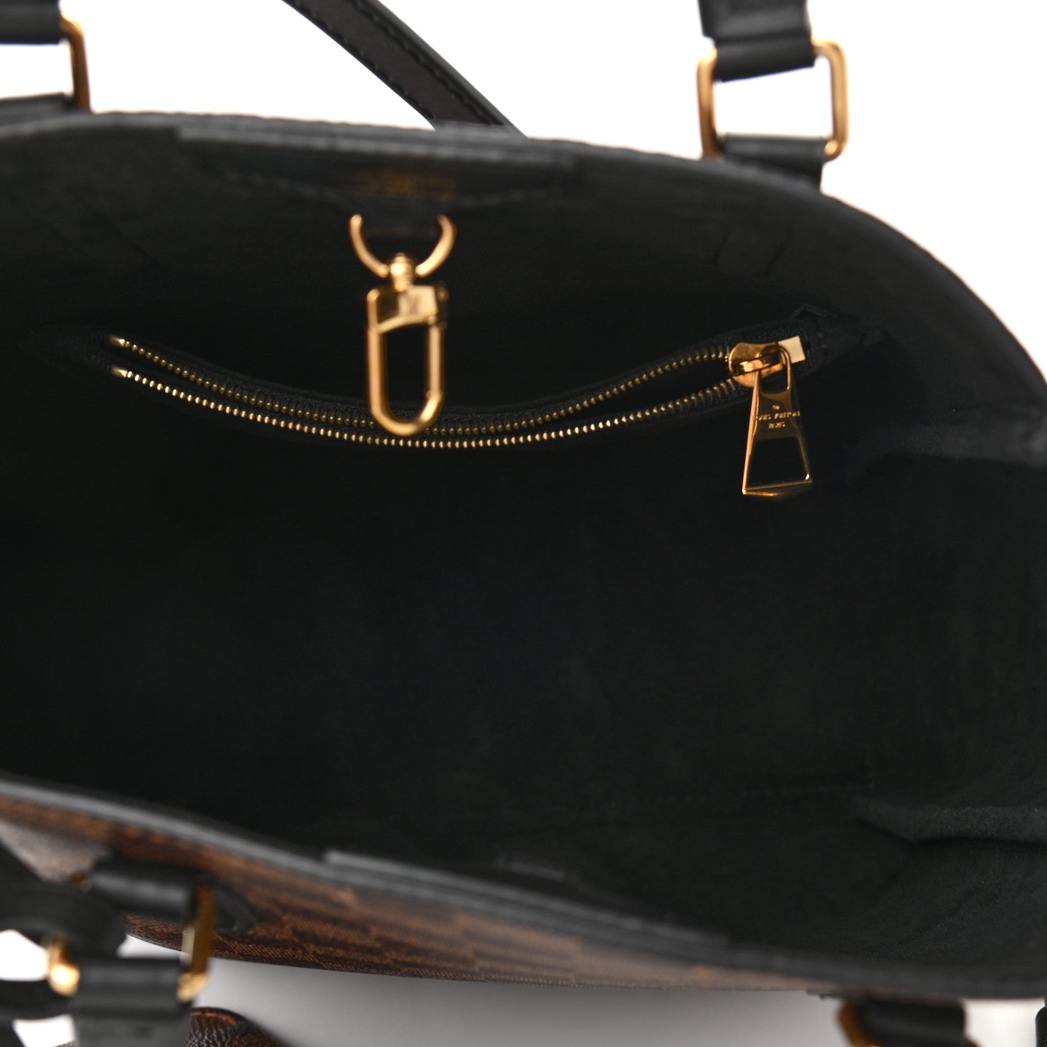 Louis Vuitton Damier Ebene Belmont PM Black 6 of 12