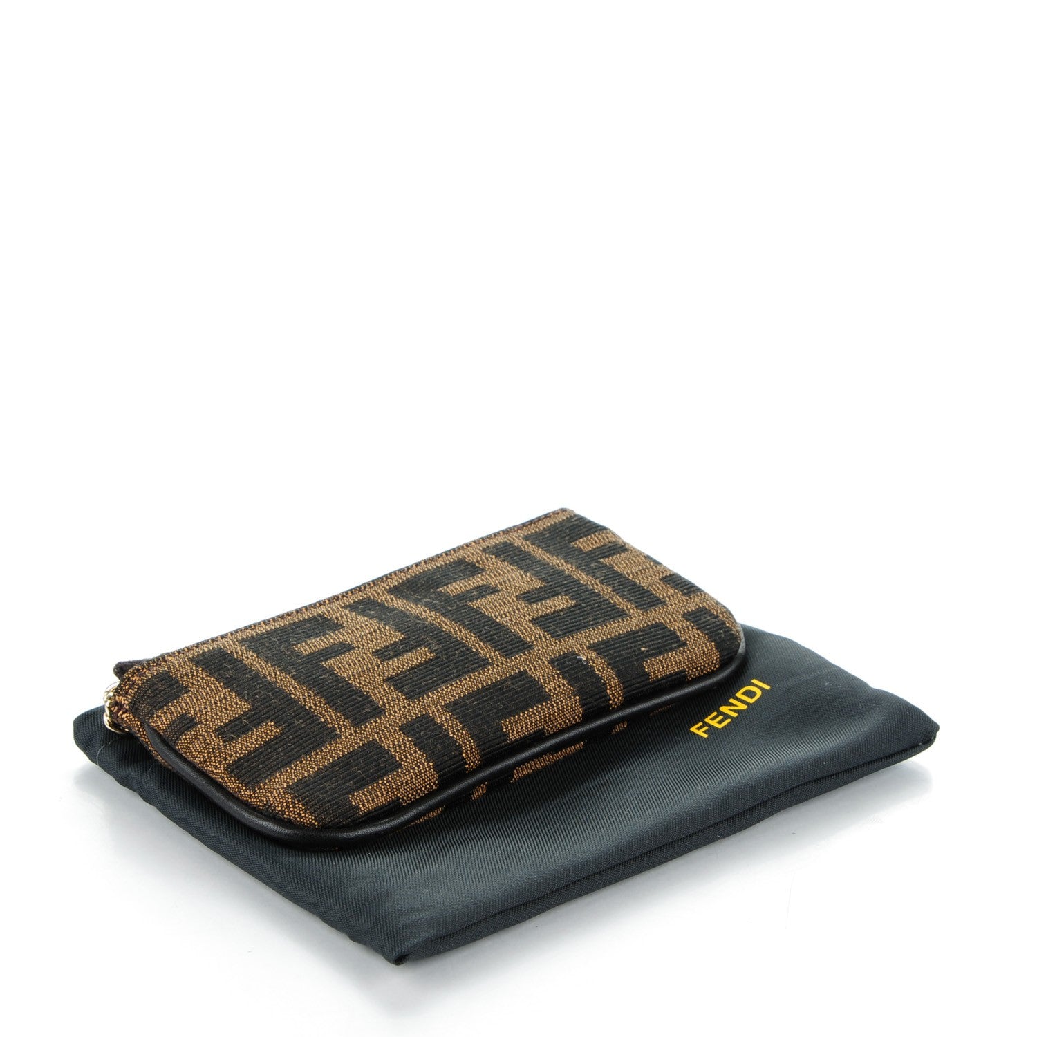 Fendi Zucca Coin Pouch Key Case Tobacco 4 of 6