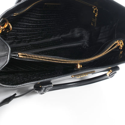 Prada Saffiano Lux Medium Tote Nero Black 7 of 10