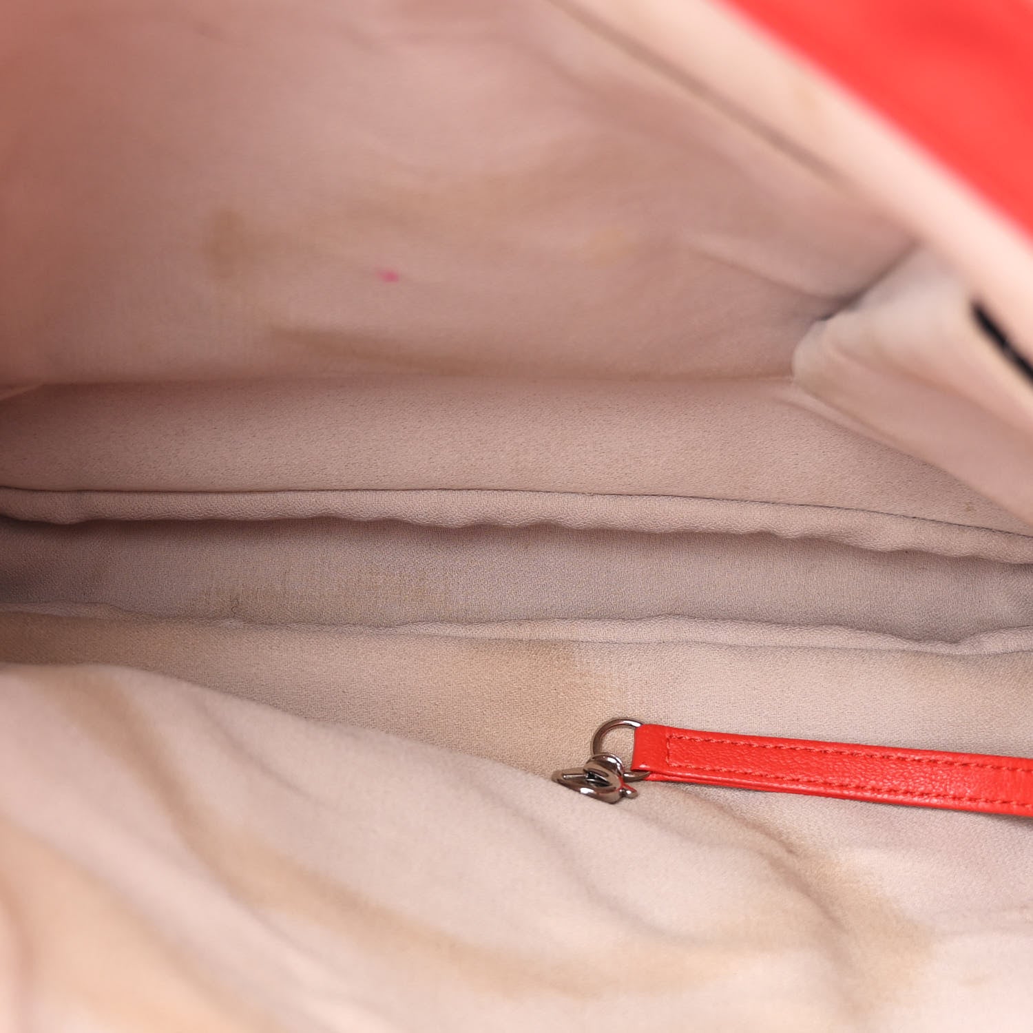 Chanel Washed Lambskin Quilted Maxi Chain Around Flap Red 5 of 11