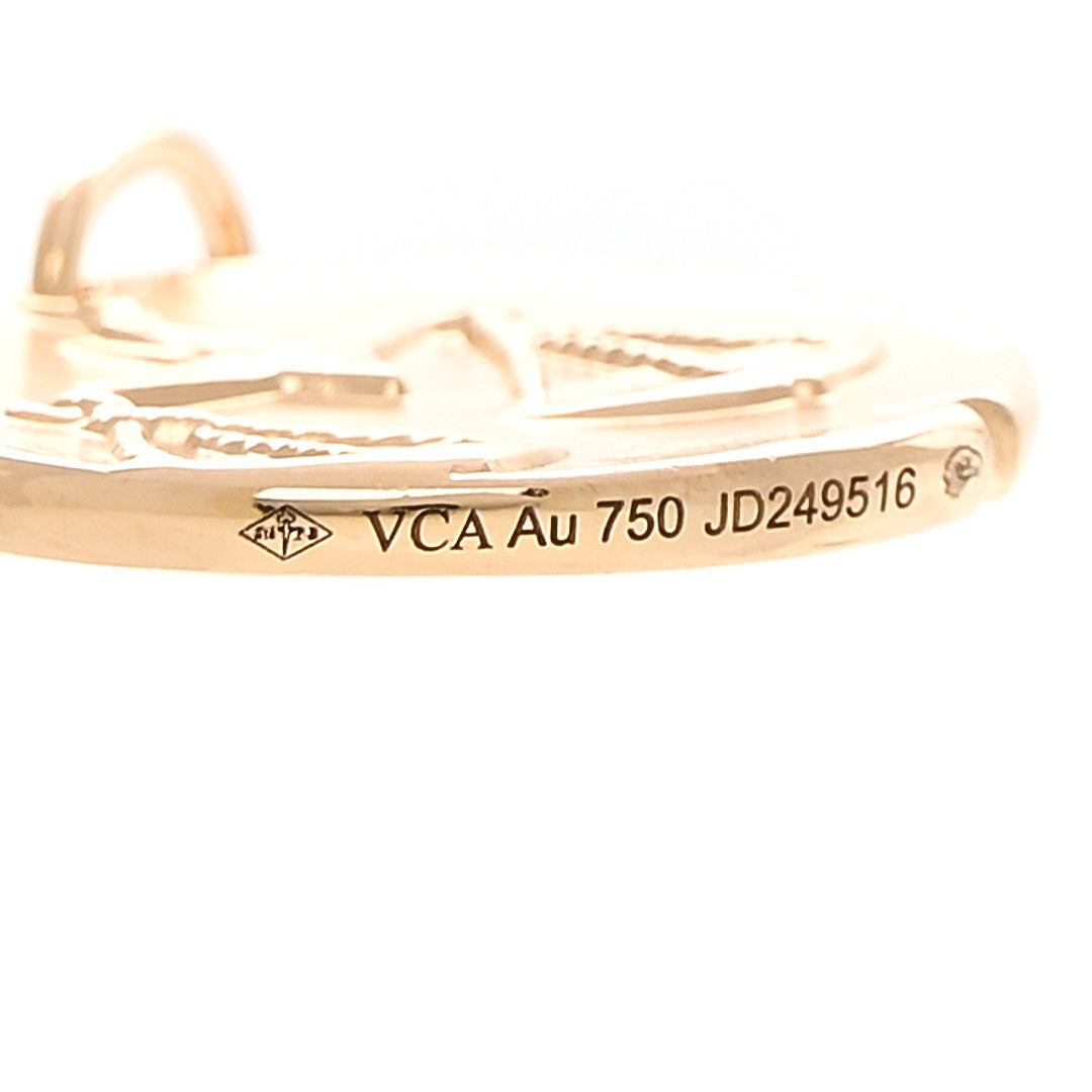 18K Yellow Gold Zodiac Libra Pendant