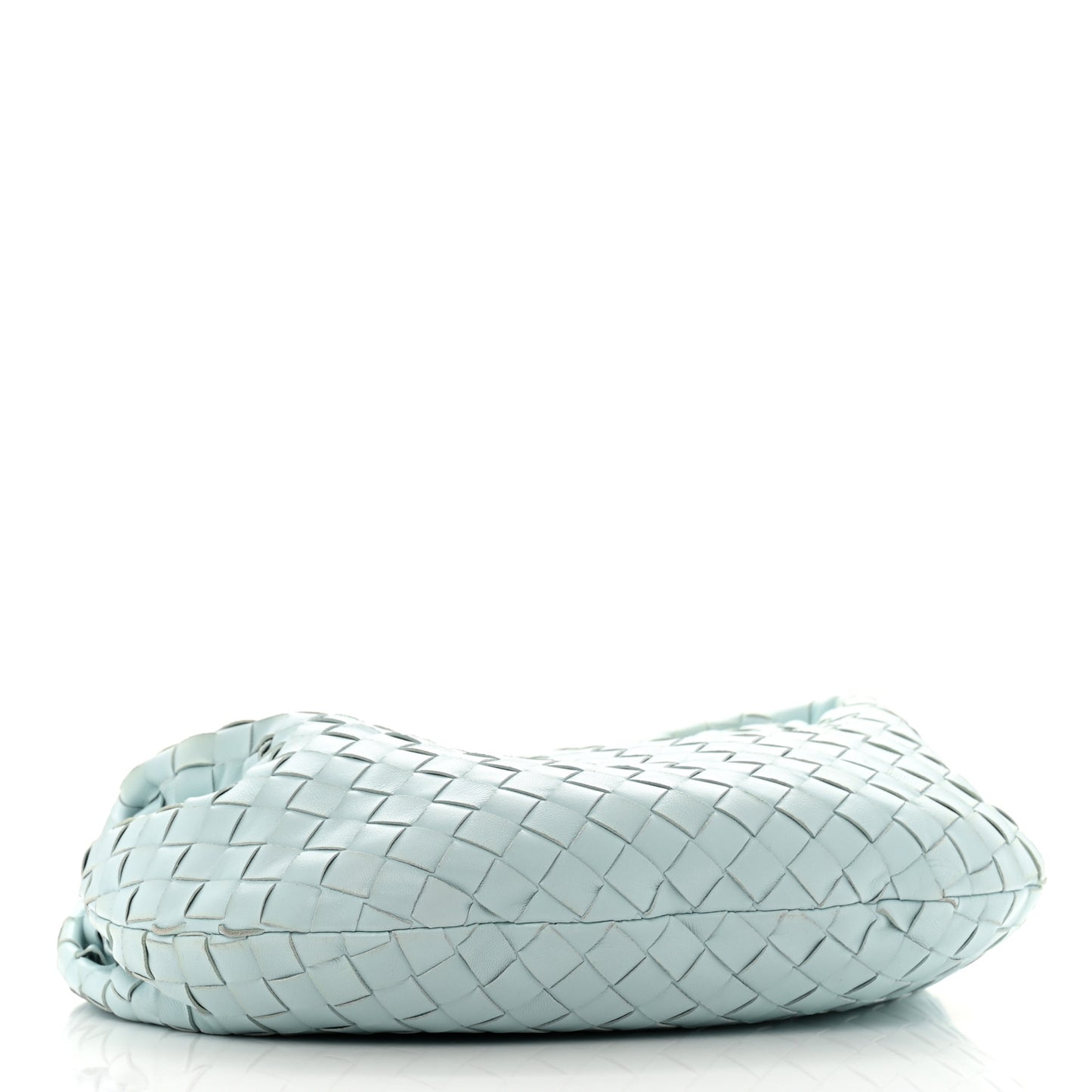 Nappa Intrecciato Teen Jodie Hobo Teal Washed