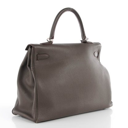 Hermes Togo Kelly Retourne 35 Etain 3 of 27