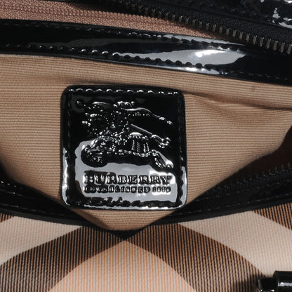 Burberry Supernova Check Chester Bowling Bag Black 6 of 7