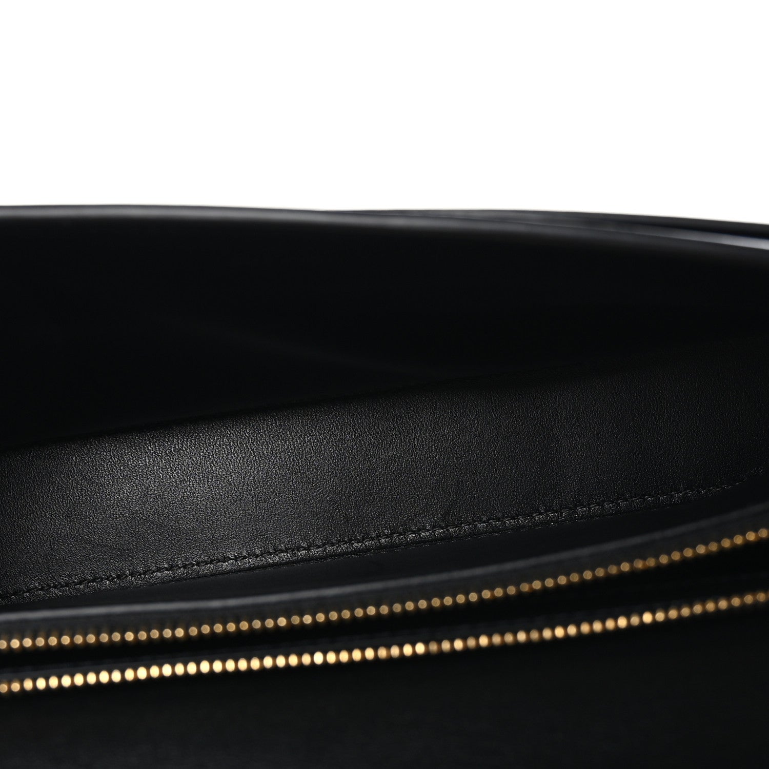 Celine Shiny Calfskin Triomphe Chain Shoulder Bag Black 5 of 10