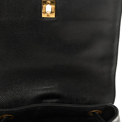 Chanel Caviar CC Backpack Black 19 of 19