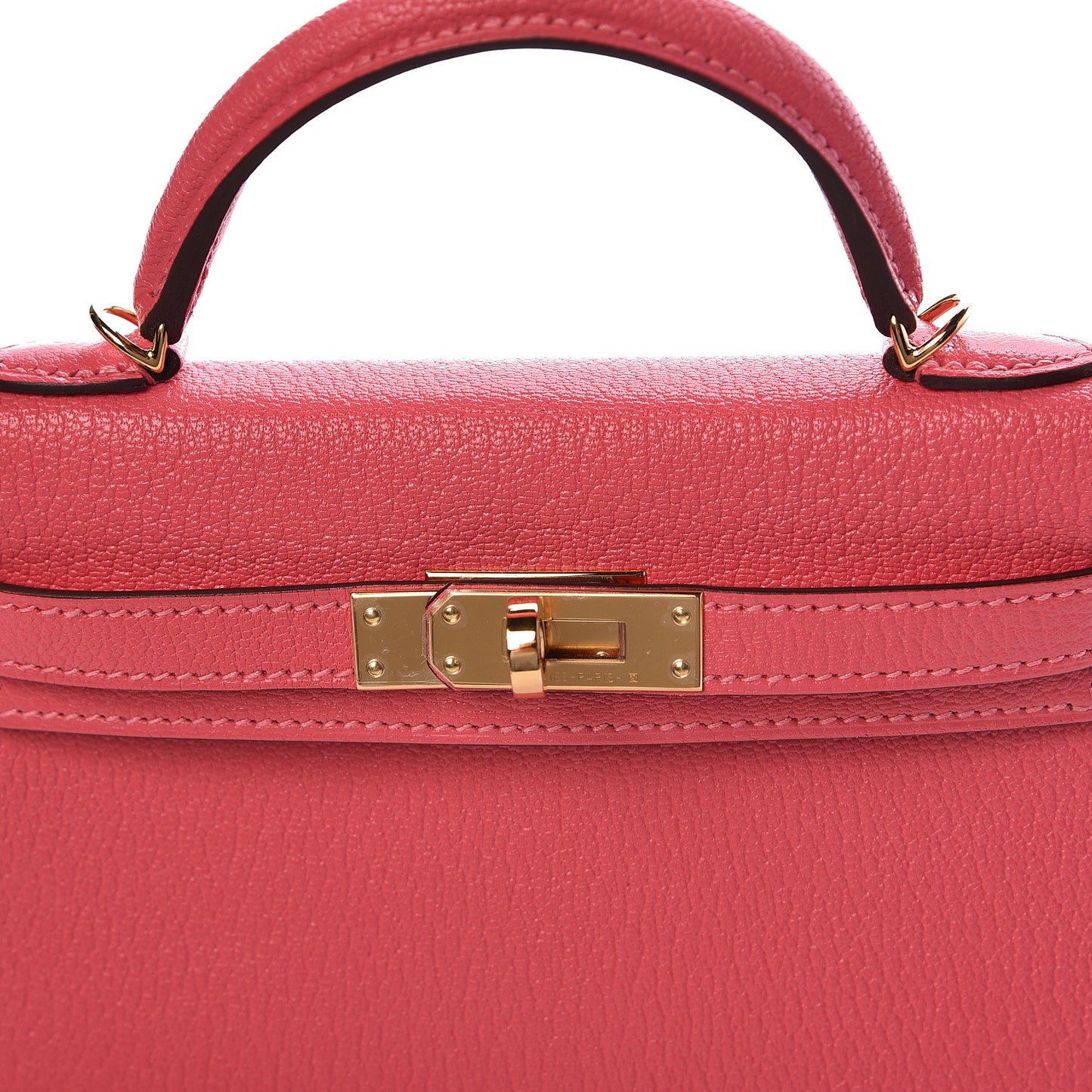 Chevre Mysore Mini Kelly Sellier 20 Rose Lipstick