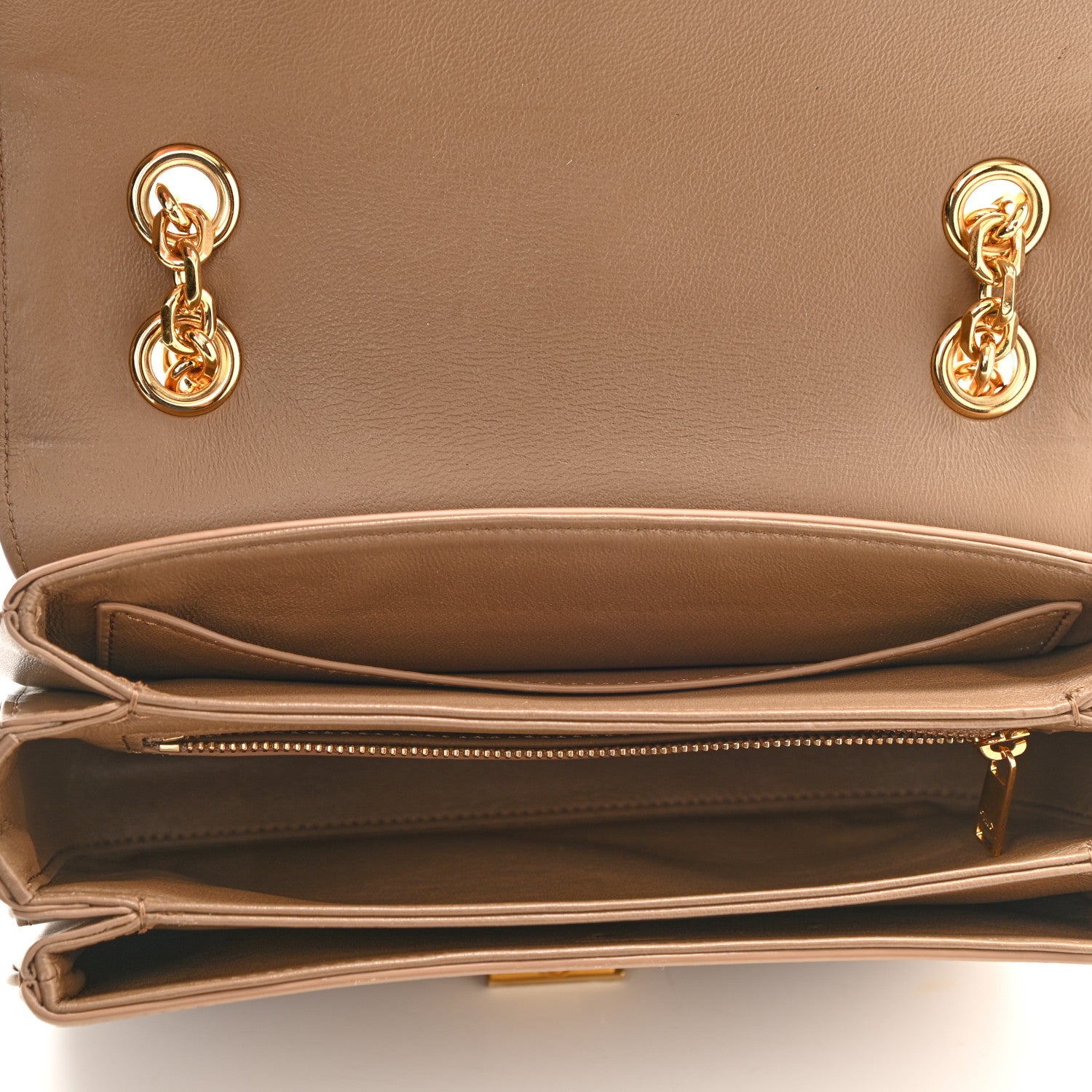 Celine Shiny Calfskin Medium C Bag Camel 5 of 10