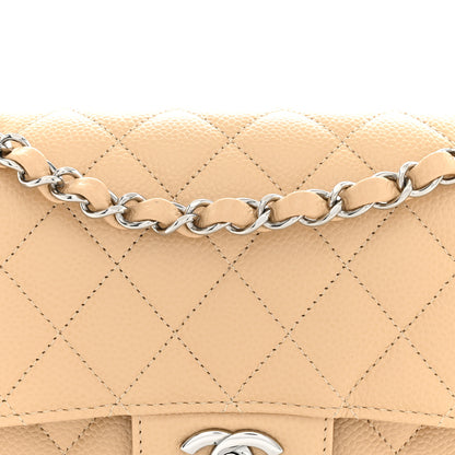 Chanel Caviar Quilted Small Double Flap Beige 8 of 10