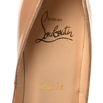 Christian Louboutin Patent New Very Prive 120 Pumps 36 Nude 7 of 9