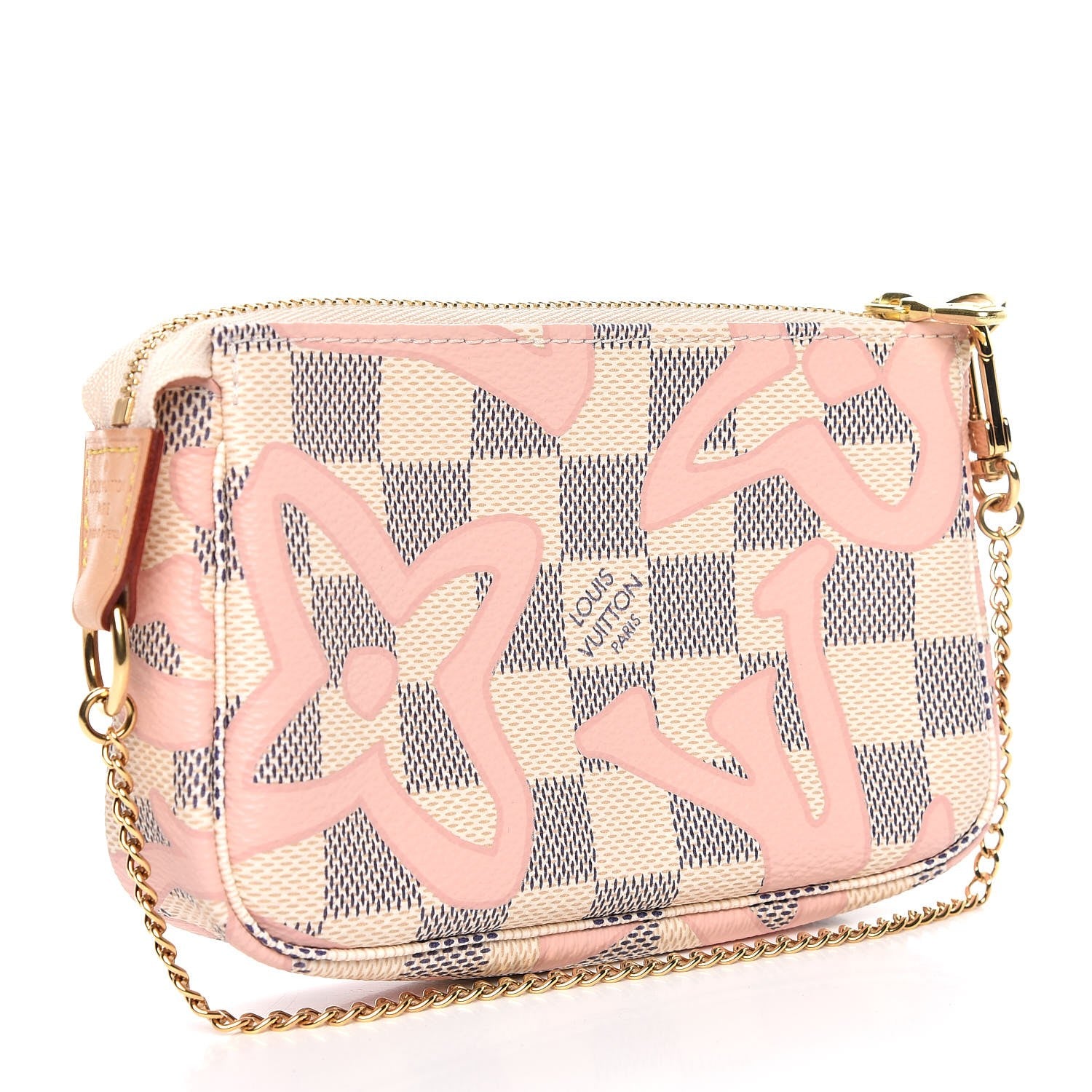 Louis Vuitton Damier Azur Tahitienne Mini Pochette Accessories 3 of 8