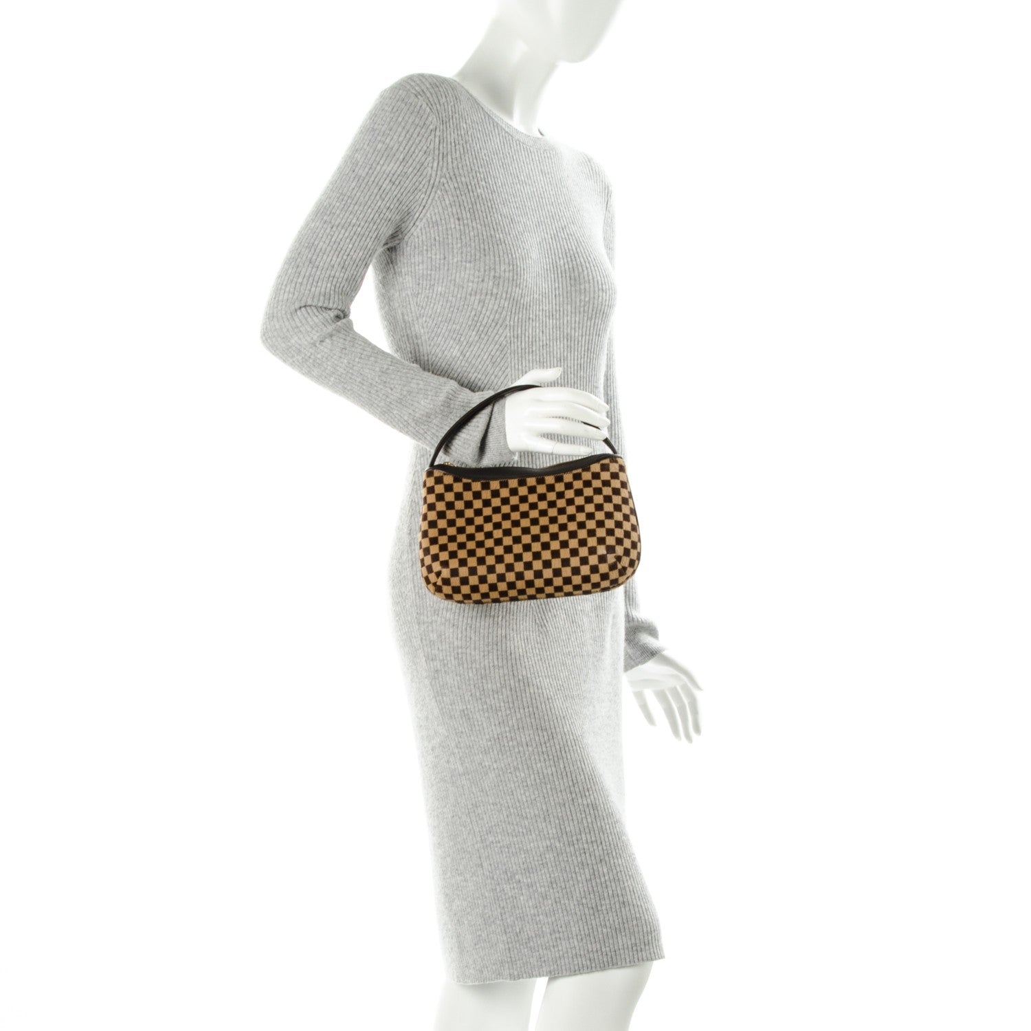 Louis Vuitton Calf Hair Damier Sauvage Tigre 2 of 7