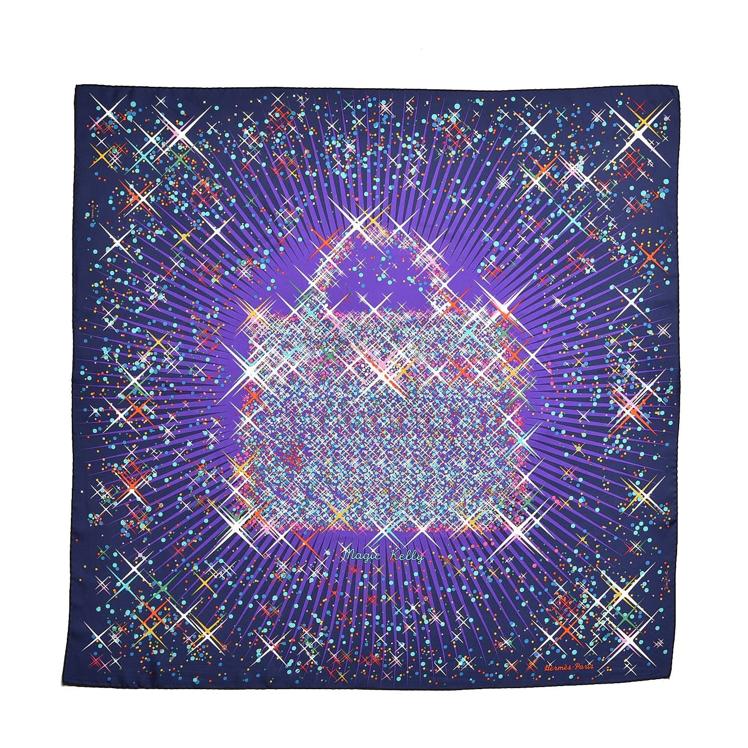 Hermes Silk Magic Kelly Scarf 90 1 of 8