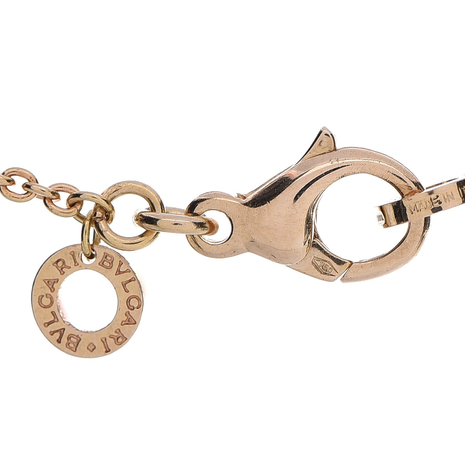 Bulgari 18K Yellow Gold Parentesi Pendant Necklace 6 of 8