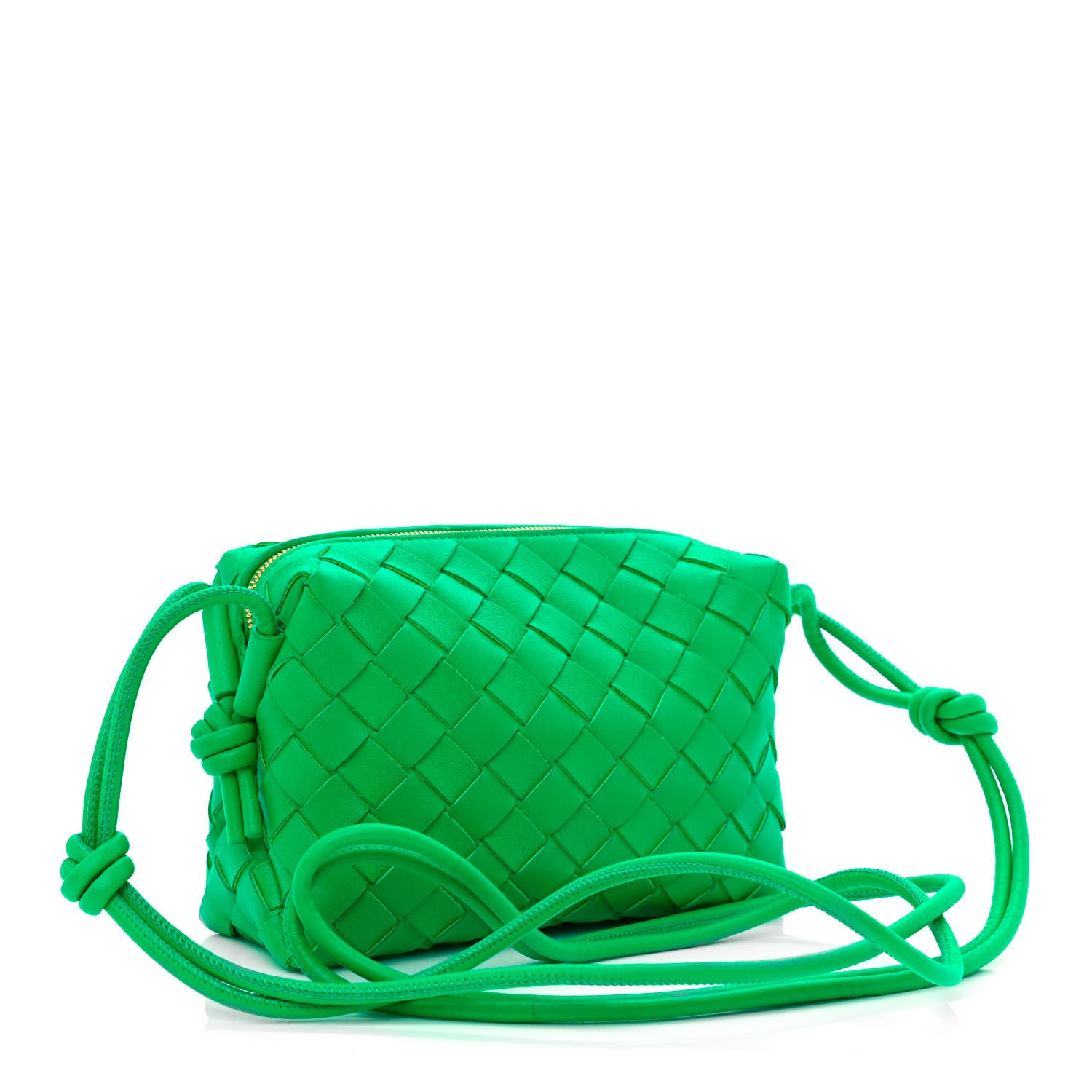 Bottega Veneta Nappa Intrecciato Mini Loop Camera Bag Parakeet 3 of 9