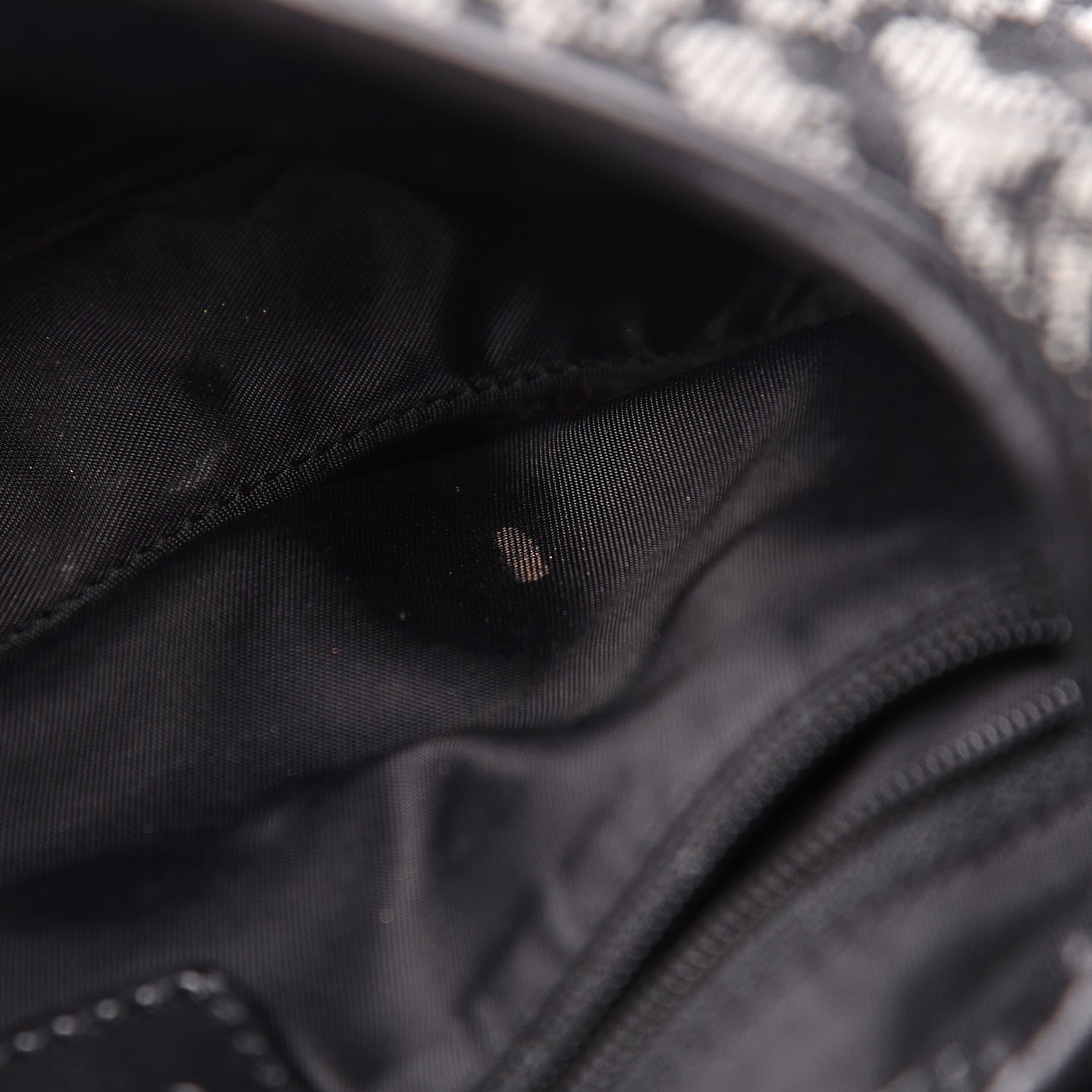 Christian Dior Monogram Saddle Bag Black 11 of 14