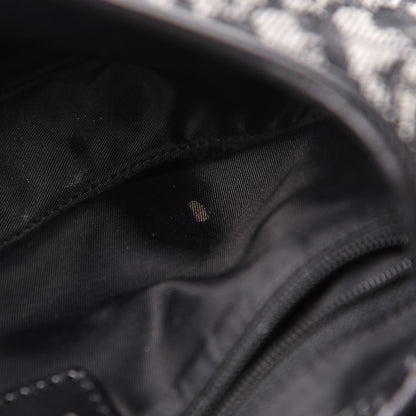 Christian Dior Monogram Saddle Bag Black 11 of 14