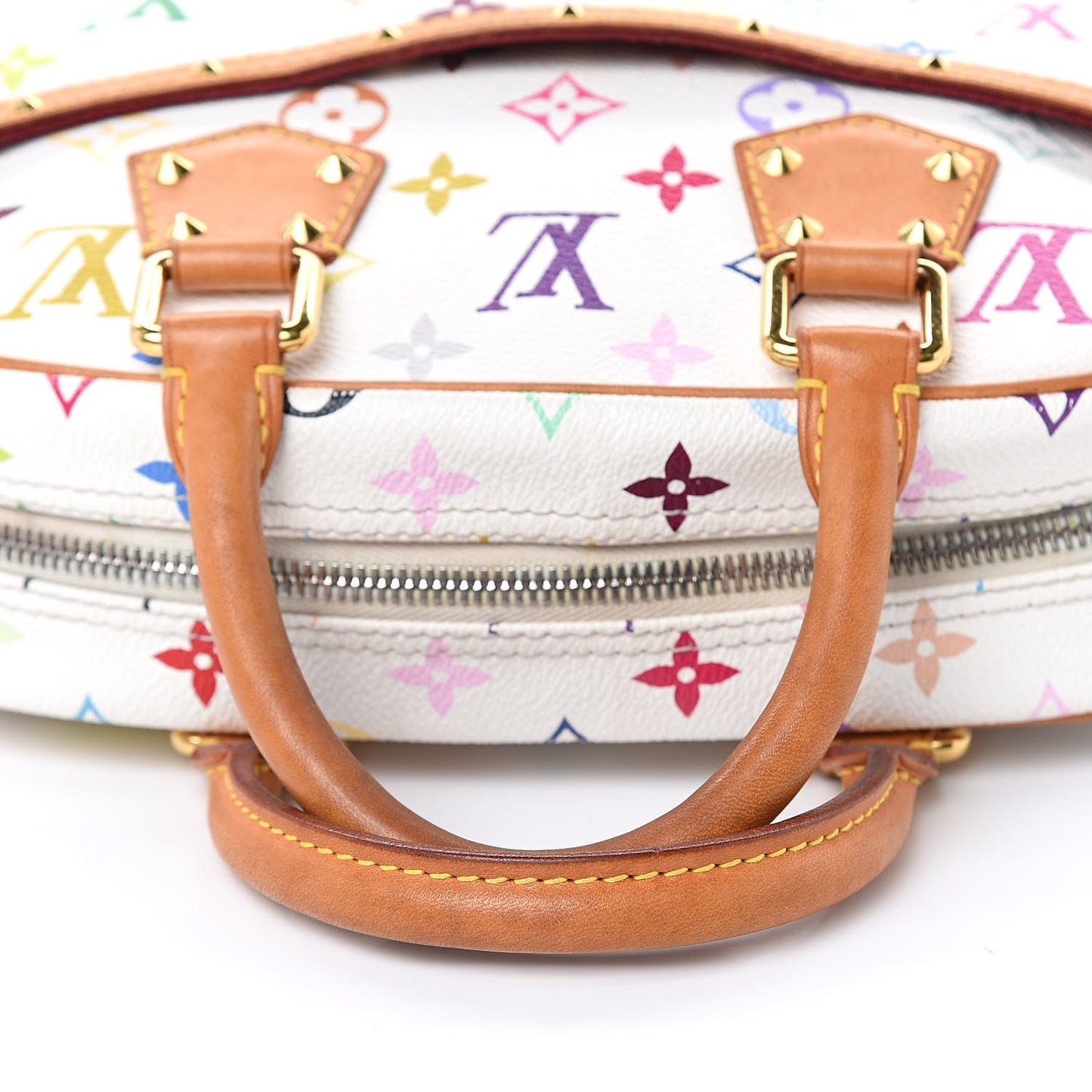 Monogram Multicolor Trouville White
