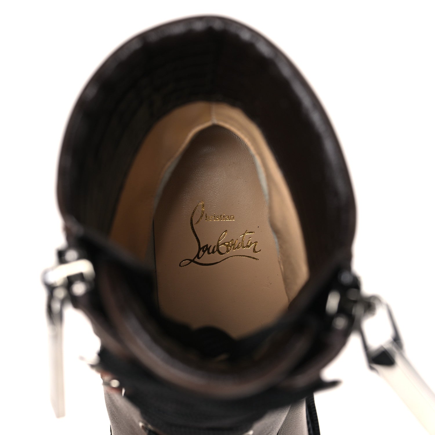 Christian Louboutin En Hiver Mixed Dual-Zip Booties 36.5 Arabica 8 of 11