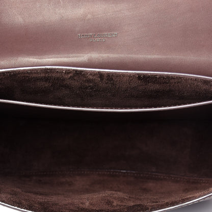 Saint Laurent Vintage Calfskin Monogram Medium Kaia Satchel Brown 5 of 9