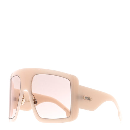Christian Dior Acetate DiorSo Light 1 Shield Sunglasses Ivory 1 of 9