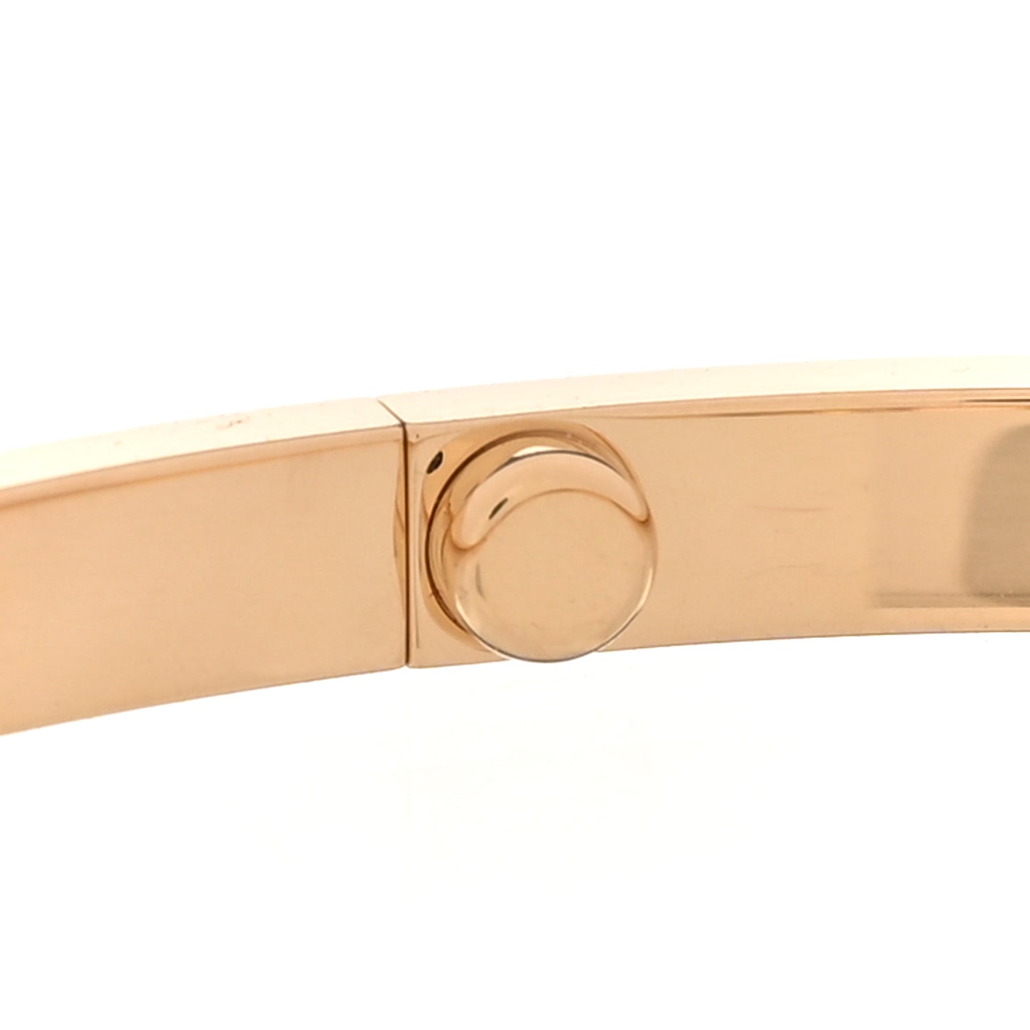 18K Yellow Gold Diamond Small LOVE Paved Bracelet 19