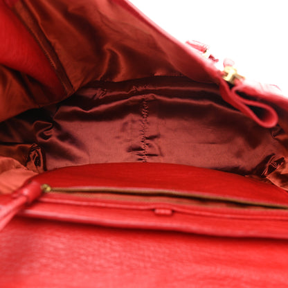 3.1 Phillip Lim Textured Calfskin Medium Pashli Satchel Red 5 of 11